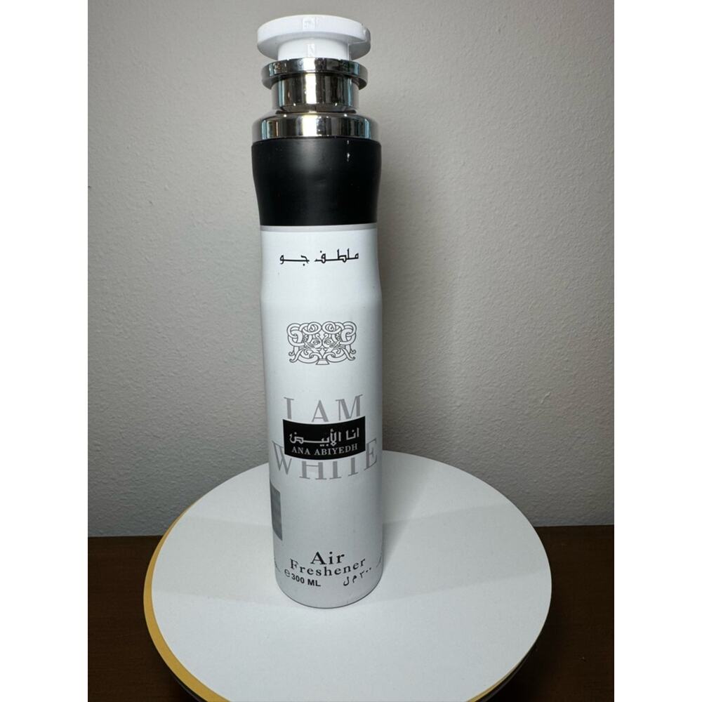 Lattafa Ana Abiyedh “I AM WHITE” Air Freshener 300ml Clean Luxury Home Fragrance